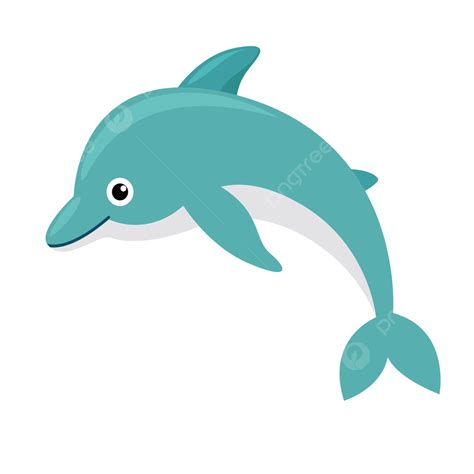 Gambar Makhluk Kartun Paus Laut Dengan Vektor Latar Belakang Putih