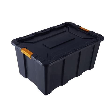 Montgomery 100l Black Heavy Duty Storage Container Bunnings Warehouse