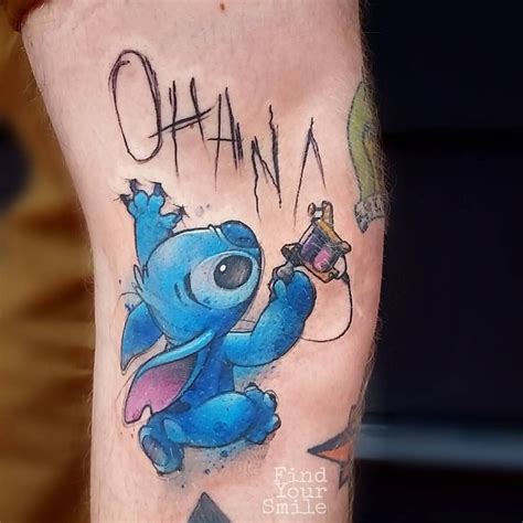 This Is Really Cute Disney Stitch Tattoo Disney Tattoos Cartoon