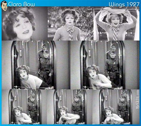 Nackte Clara Bow In Wings