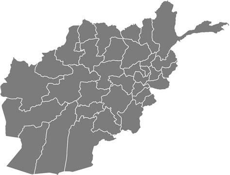 Afghanistan is bordered by tajikistan, uzbekistan, and turkmenistan to the north, iran to the west, and pakistan to. Free Blank Afghanistan Map in SVG - Resources | Simplemaps.com