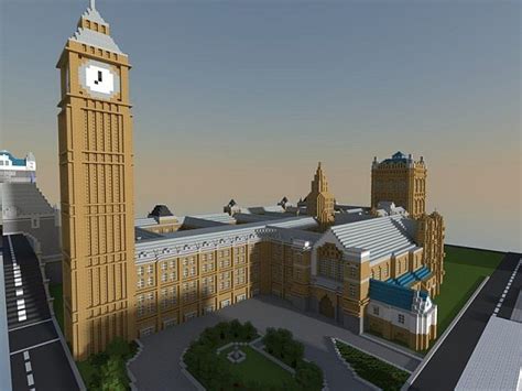Big Ben Houses Of Parliament Westminster Palace Minecraft Project