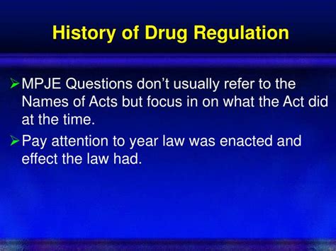 What impact did the pure food and drug act have? PPT - Pharmacy Law Review 2010 PowerPoint Presentation ...