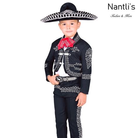 Im72117 Black White Traje De Charro Nino Set Completo Trajes Charros