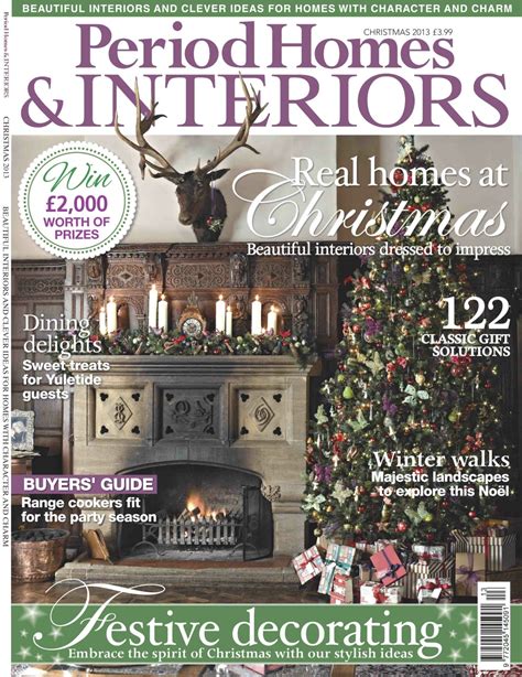 British Period Homes Magazine Real Homes At Christmas Back Issue