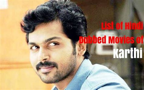The younger son of actor sivakumar, karthi holds a bachelor's degree in mechanical engineering and a master's degree in i. List Of Hindi Dubbed Movies Of Karthi (7) » StarsUnfolded