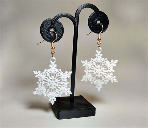 Snowflake Earrings Vesper Workshop Of Vermont