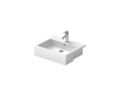 Duravit Vero 550mm Semi Recessed Washbasin Sink