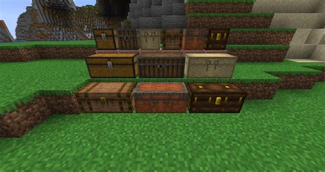 Wooden Variants For Chests And Barrels With Pictures Minecraft Feedback
