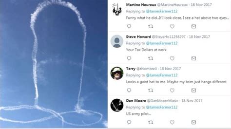 some us navy pilots drew a penis in the sky with their planes and this is the story of how