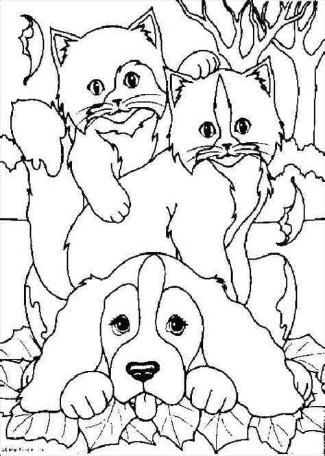 dessin de chien et chat a imprimer gratuit  Les dessins et coloriage