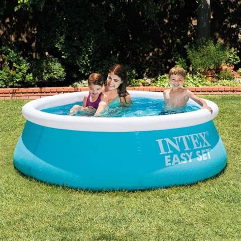 Intex 6ft Easy Set Outdoor Inflatable Pool Garden Yard Pools Kids