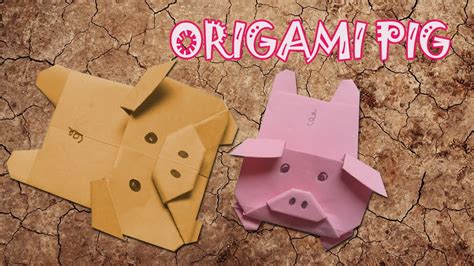 Origami Pig Origami Easy Youtube