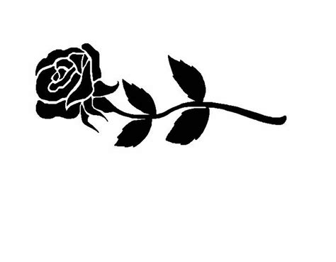 Download High Quality Rose Clipart Black And White Vector Transparent