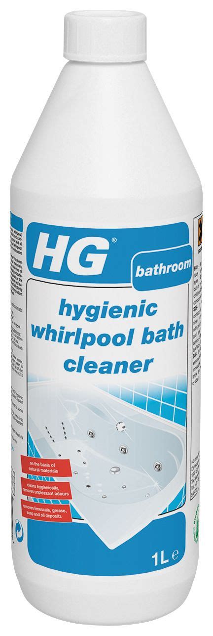 Many manufacturers offer a specially made commercial cleanser for their specific whirlpool tub jets. HG Whirlpool bath cleaner, 500 ml | Departments | DIY at B&Q