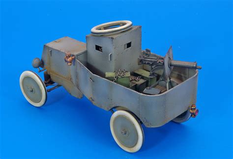 Icm Model T Rnas Armoured Car 135 Build Review Scale Modelling Now