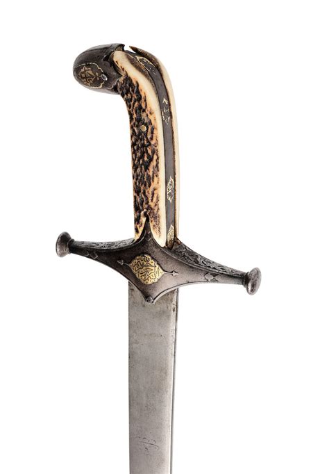 bonhams a safavid gold damascened steel sword shamshir persia dated ah 1135 ad 1722 3