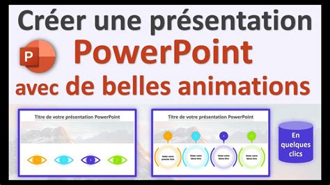 Créer Une Présentation Powerpoint Avec De Belles Animations Youtube