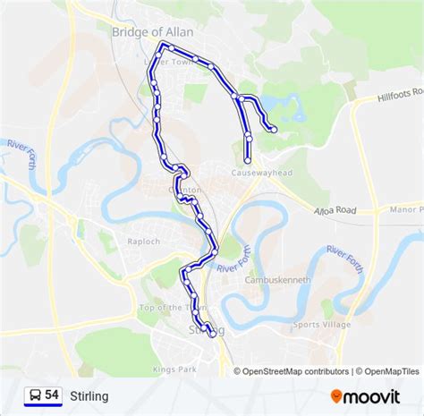54 Route Schedules Stops And Maps Stirling Updated