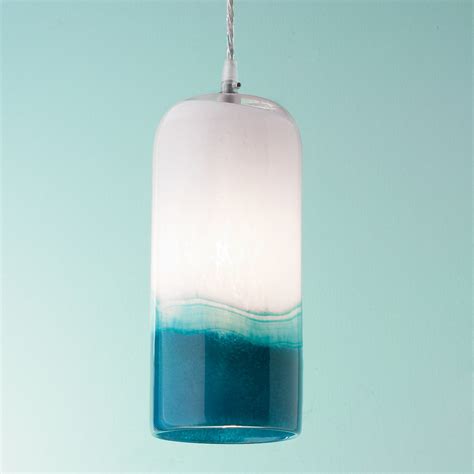 Blues Art Glass Pendant Light Shades Of Light