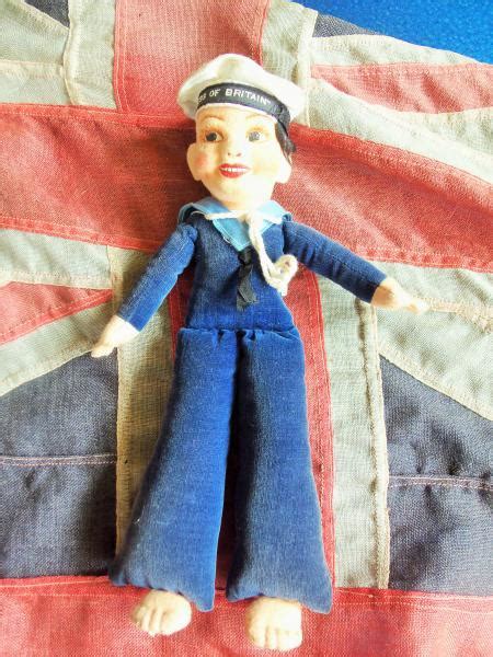 Purchase Ss Empress Of Britain Early Large Sailor Doll Made By Nora