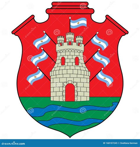 coat of arms cordoba in of argentina stock vector illustration of argentinian argentine