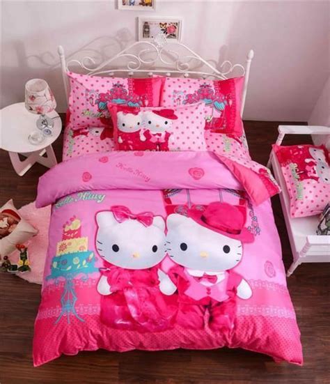 Harō kiti), also known by her full name kitty white (キティ・ホワイト, kiti howaito), is a fictional character produced by the japanese company sanrio. Hello Kitty Girls Bedding Duvet Cover, Bed Sheet and ...