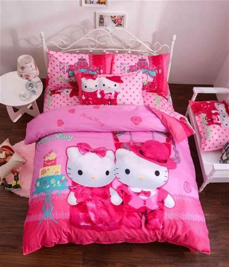 Hello kitty asterisk and bow sticker sheet. Hello Kitty Girls Bedding Duvet Cover, Bed Sheet and ...