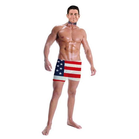 Paul Ryan Shirtless Cardboard Cutout Standee Standup