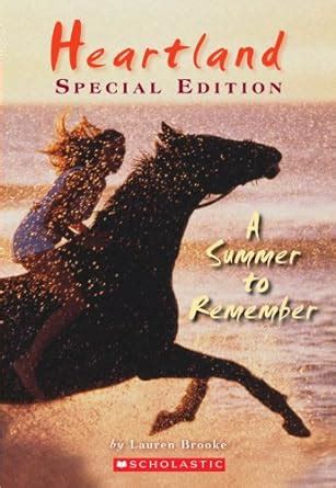 A Summer To Remember Heartland Special Edition Brooke Lauren