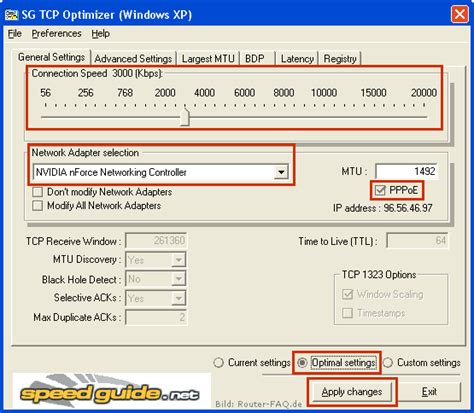 Durchschnittlich Engagement Anpassen Tcp Optimizer Kabel Deutschland