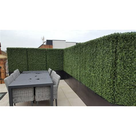Artificial Topiary Hedge Plant Privacy Fence Screen Greenery Panels