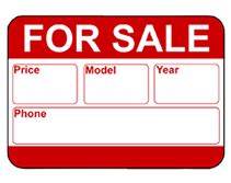 Printable Car For Sale Sign Template - Car Sale and Rentals