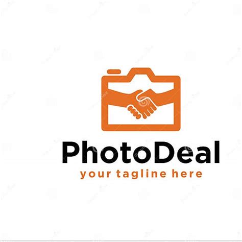 Photo Deal Logo Vector Design Graphic Template Stock Vector