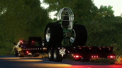 John Deere Pulling Tractor V10 Fs 19 Farming Simulator 2022 19 Mod