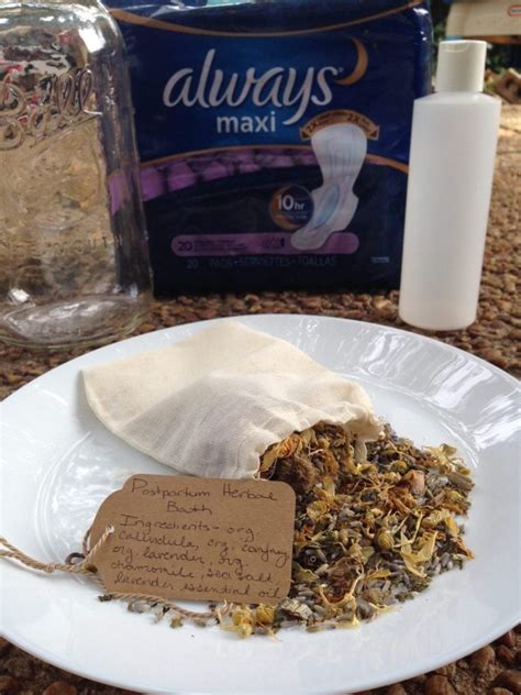 One of my absolute favorite postpartum home remedies is the padsicle. How to Make a Postpartum Herbal Bath | Mother Rising