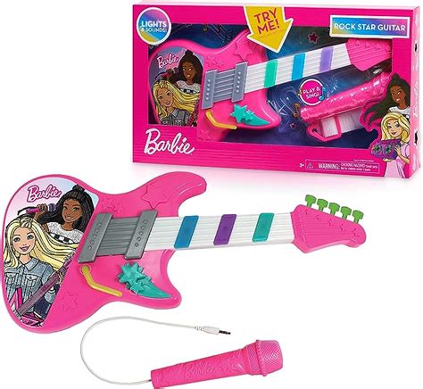 Barbie Rock Star Guitar Interactive Electronic Toy Guitar