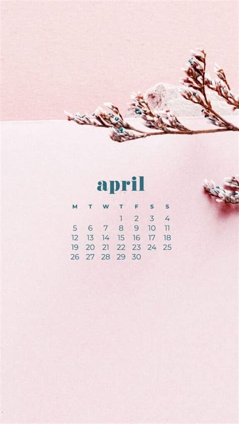 April 2021 Calendar Aesthetic Wallpaper Draw Quack