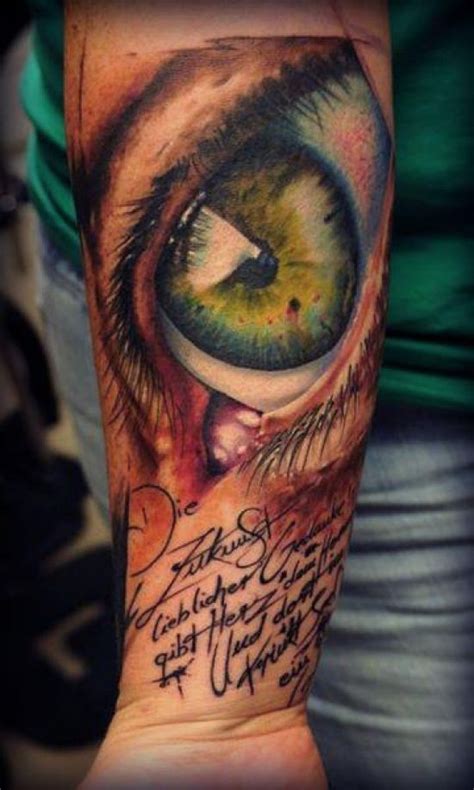 11 Tatuajes De Ojos Totalmente Realistas Que Seguro Te Incomodarán