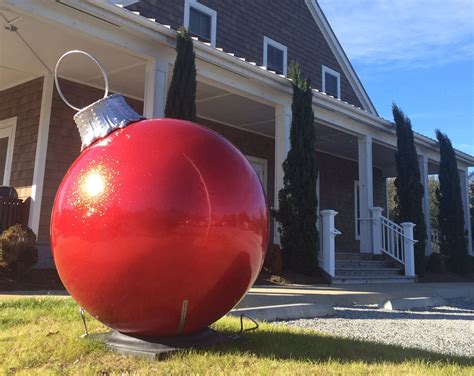 Giant Ornaments And Stacks Commercial Holiday Decorations And Seasonal