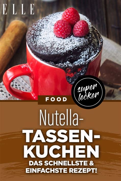 Klingt gut, aber für nur einen kuchen wird doch sehr viel energie verschwendet. Nutella-Tassenkuchen: das schnellste Schokokuchen-Rezept ...