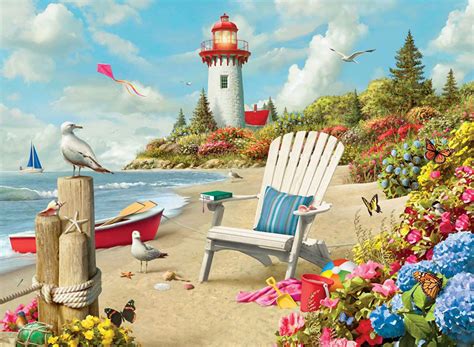 Solve Relaxing Beach Jigsaw Puzzle Online With 252 Pieces