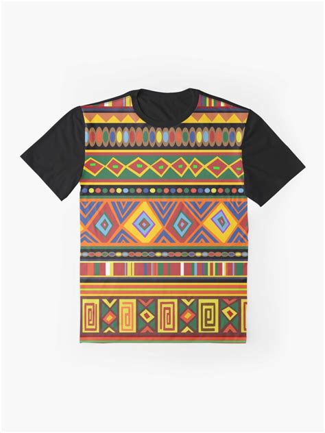 Africa Ethnic Colorful Pattern Design T Shirt By Bluedarkart Redbubble