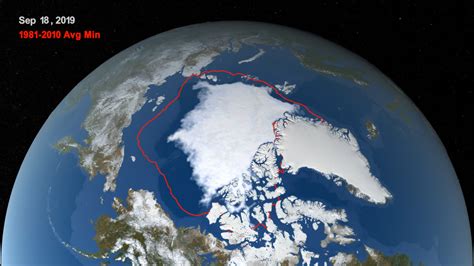2019 Arctic Sea Ice Minimum Tied For Second Lowest On Record Climate