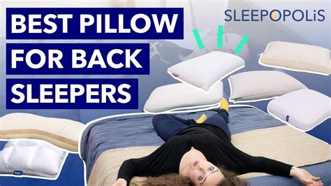 Best Pillow For Back Sleepers Our Top 7 Picks Youtube