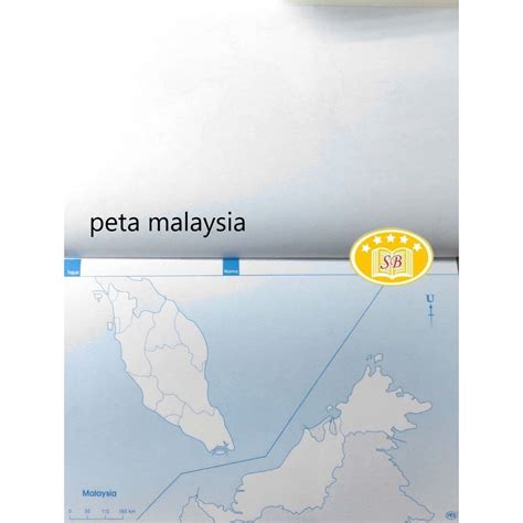Buy Stensil Peta Malaysia Pembaris Peta Lembaran Peta Kosong The Best