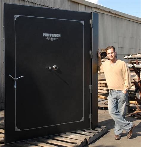 Custom vault door 88 tall x 37 wide, level vii. Woodwork How To Build A Gun Safe Door PDF Plans
