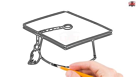 How To Draw A Graduation Cap Step By Step Easy For Beginnerskids