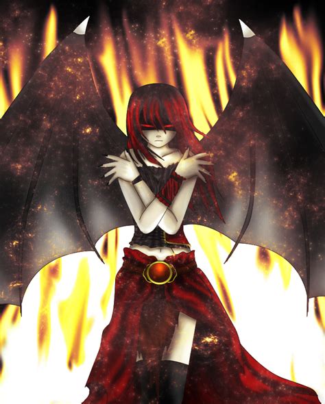The Faceless Demon Of Fire By Melina678 On Deviantart