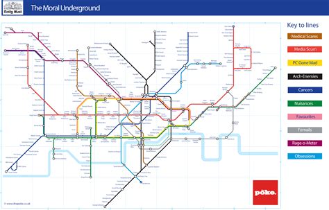 Use replacement buses or alternative tube, bus and dlr routes via zone 2. teifidancer: The Daily Mail Tube Map